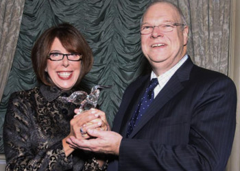 presenting award to james roosevelt